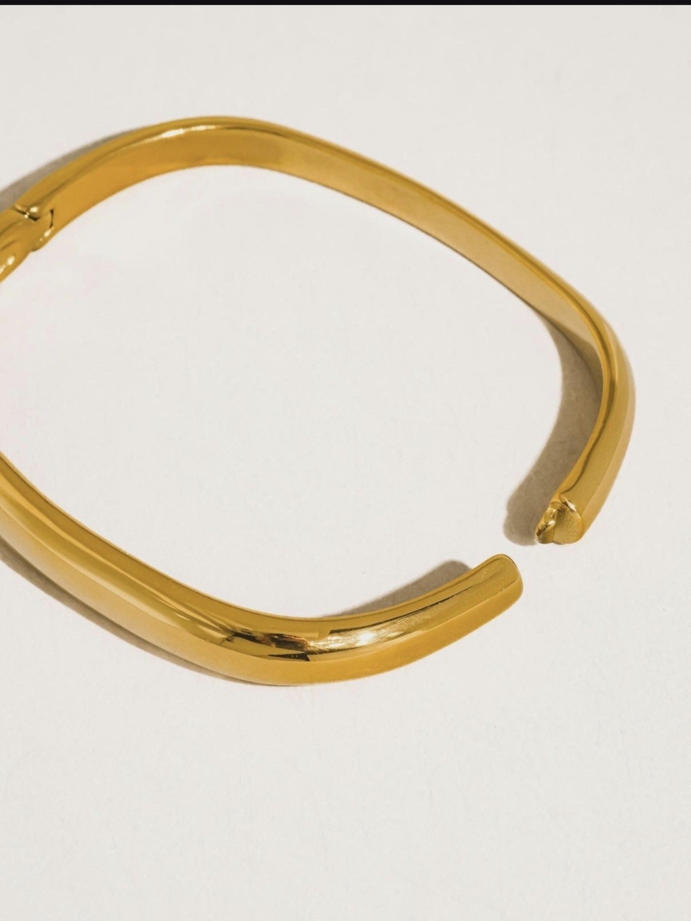 Gold and Silver Mixed Metal Sculptural Cuff Bracelets - Picture 4 of 4